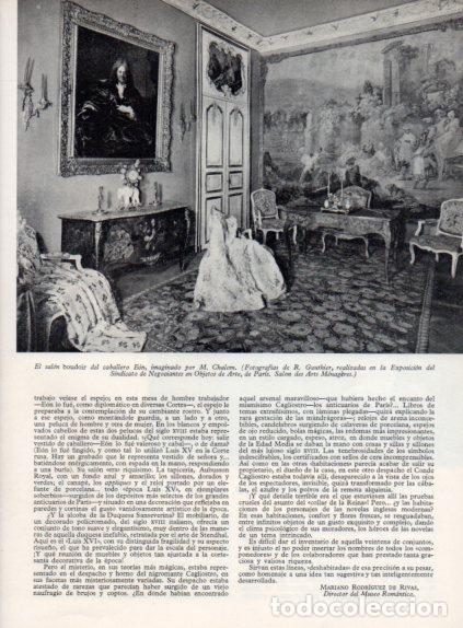Collectionnisme Papier divers: LAMINA V55541: Salon boudoir caballero Eon, Exposicion de Paris