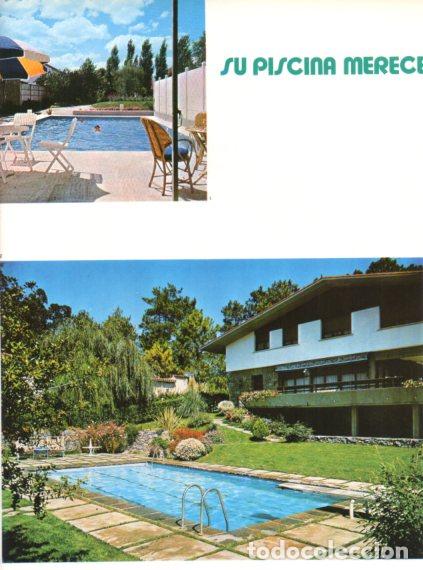 Collectionnisme Papier divers: LAMINA V55874: Piscina en un chalet a&ntilde;os 70