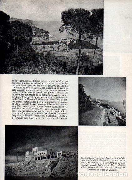 Collectionnisme Papier divers: LAMINA V55573: Vistas de Santa Cristina en la Costra Brava y Parador de Ifach