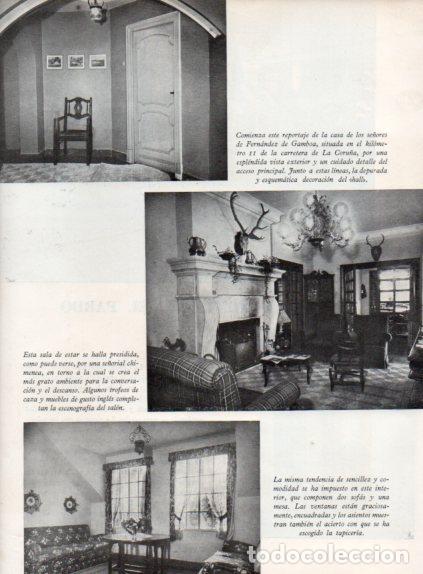 Collectionnisme Papier divers: LAMINA V55556: Vivienda de los Sres Fernandez de Gamboa arquitecto Eulogio Segurola