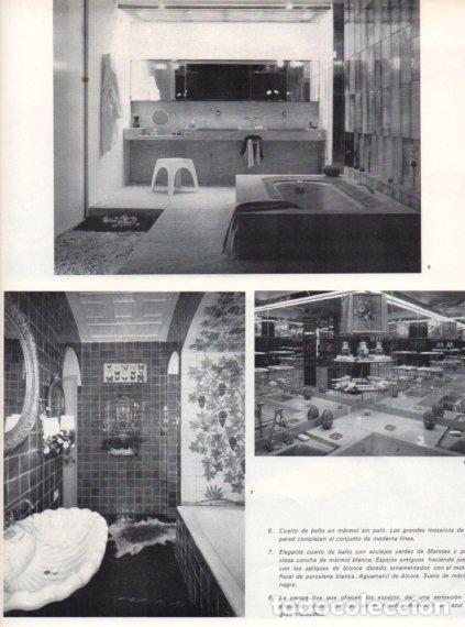 Collectionnisme Papier divers: LAMINA V55894: Ejemplos cuartos de ba&ntilde;o a&ntilde;os 70