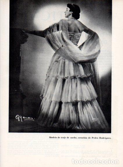 Collectionnisme Papier divers: LAMINA V55566: Traje de noche por Pedro Rodriguez
