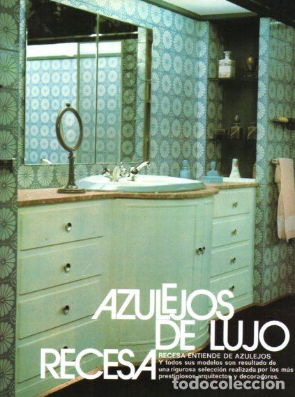 Collectionnisme Papier divers: LAMINA V55880: Publicidad Recesa azulejos de lujo