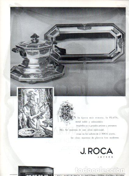 Collectionnisme Papier divers: LAMINA V55598: Publicidad J. Roca Joyero