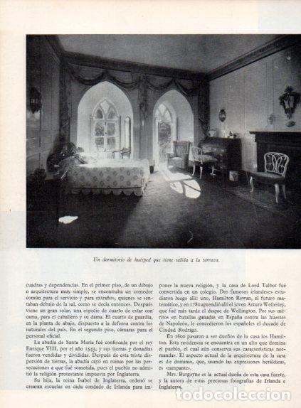 Altri oggetti di carta: LAMINA V55591: Abadia de Santa Maria en Irlanda, dormitorio