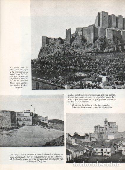 Collectionnisme Papier divers: LAMINA V55606: Fortaleza de Monteagudo y Torre de Guzman el Bueno en Tarifa