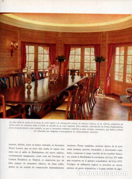 Collectionnisme Papier divers: LAMINA V55628: Finca Baldairos en Sitges salon