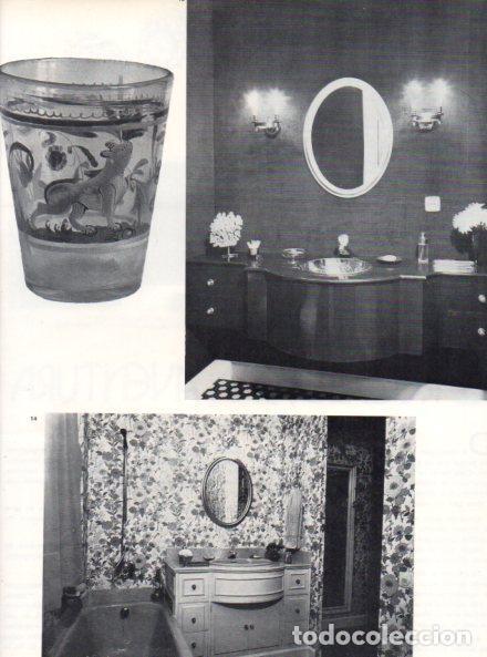Collectionnisme Papier divers: LAMINA V55969: Casa del Doctor Clavero Nu&ntilde;ez en Madrid, tocador y ba&ntilde;o