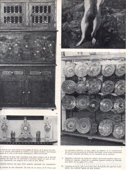 Collectionnisme Papier divers: LAMINA V55974: Bargue&ntilde;o siglo XVIII y colecci&oacute;n de platos de Manises