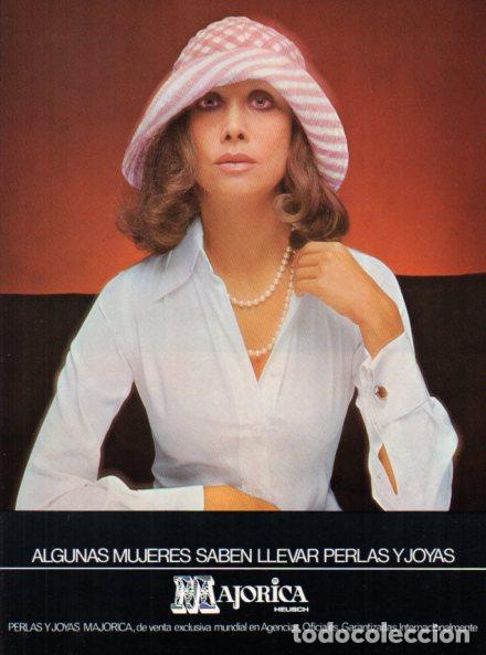 Collectionnisme Papier divers: LAMINA V55960: Publicidad Majorica perlas y joyas
