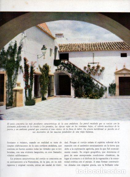 Otros art&iacute;culos de coleccionismo en papel: LAMINA V55652: Patio del cortijo de los se&ntilde;ores Parias en Sevilla