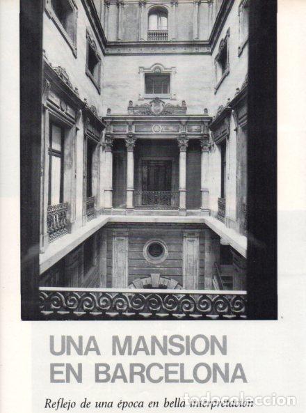 Otros art&iacute;culos de coleccionismo en papel: LAMINA V55970: Jose M&ordf; Anglada Albareda patio central de su casa, Barcelona
