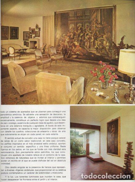 Otros art&iacute;culos de coleccionismo en papel: LAMINA V55994: Residencia Se&ntilde;ores Valdecasas en Somosaguas arquitecto Javier Carvajal