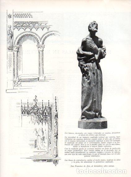 Otros art&iacute;culos de coleccionismo en papel: LAMINA V55657: Bancos decorados croquis