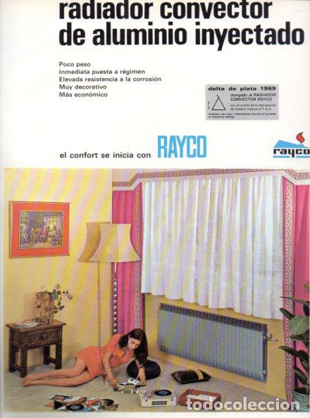 Otros art&iacute;culos de coleccionismo en papel: LAMINA V55985: Publicidad Rayco radiador convector