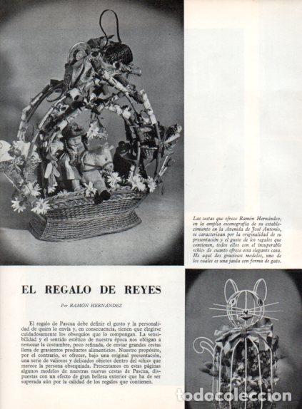 Otros art&iacute;culos de coleccionismo en papel: LAMINA V55663: Cestas de regalo de Pascua por Ramon Hernandez
