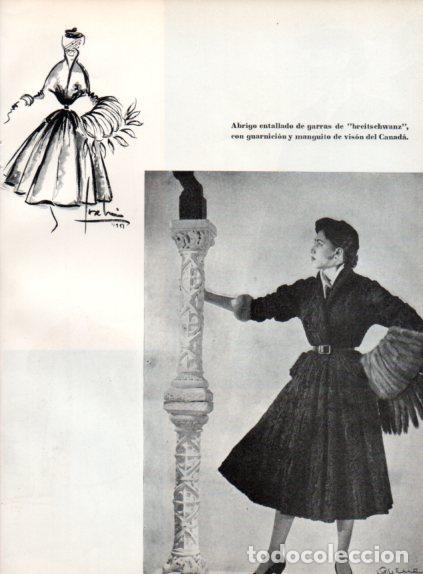Otros art&iacute;culos de coleccionismo en papel: LAMINA V55668: Publicidad Jose Luis pieles finas, abrigo de garras de breischwanz