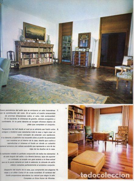 Otros art&iacute;culos de coleccionismo en papel: LAMINA V55995: Residencia Se&ntilde;ores Valdecasas en Somosaguas arquitecto Javier Carvajal