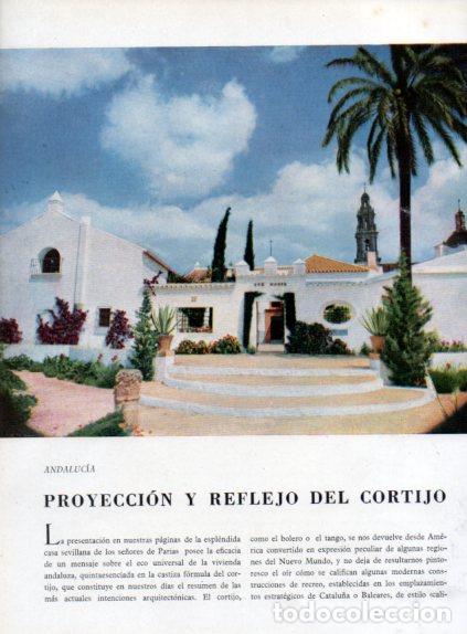 Otros art&iacute;culos de coleccionismo en papel: LAMINA V55651: Cortijo de los se&ntilde;ores Parias en Sevilla