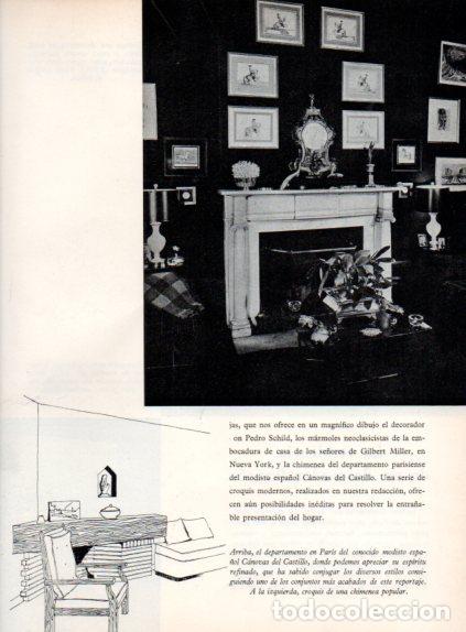 Otros art&iacute;culos de coleccionismo en papel: LAMINA V55682: Salon del modisto Canovas del Castillo