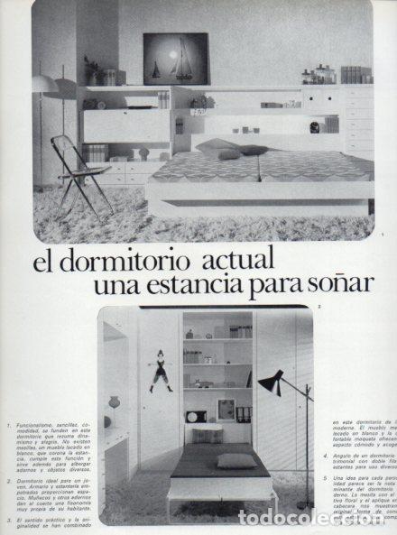 Otros art&iacute;culos de coleccionismo en papel: LAMINA V56010. Dormitorios a&ntilde;os 70