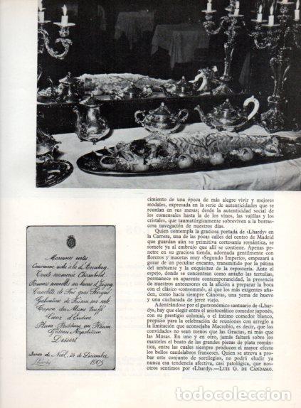 Otros art&iacute;culos de coleccionismo en papel: LAMINA V55661: Lhardy menu diciembre 1905