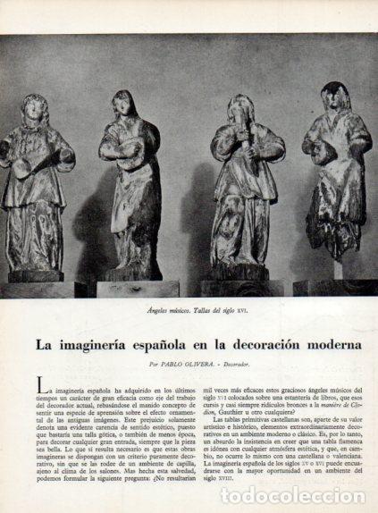 Otros art&iacute;culos de coleccionismo en papel: LAMINA V55687: Angeles musicos tallas del siglo XVI