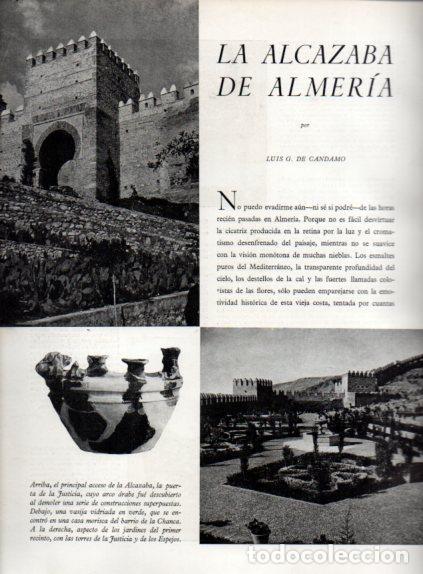 Collectionnisme Papier divers: LAMINA V55702: La Alcazaba de Almeria