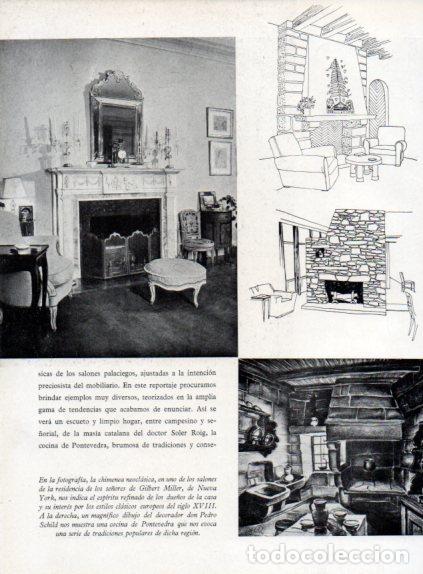 Collectionnisme Papier divers: LAMINA V55681: Salon con chimenea de Gilbert Miller en Nueva York