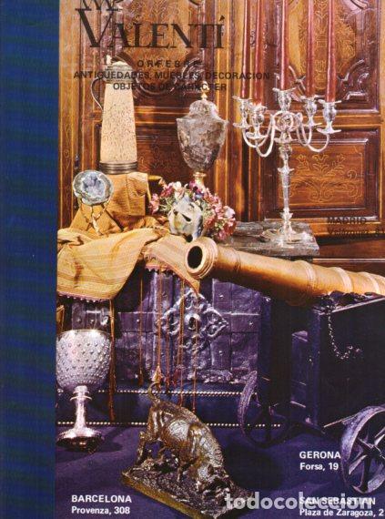 Sammelleidenschaft Andere Papierartikel: LAMINA V55763: Publicidad Valenti muebles y decoracion, Barcelona