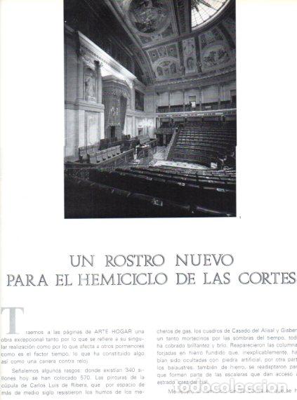 Sammelleidenschaft Andere Papierartikel: LAMINA V55787: Hemiciclo de Las Cortes remodelado