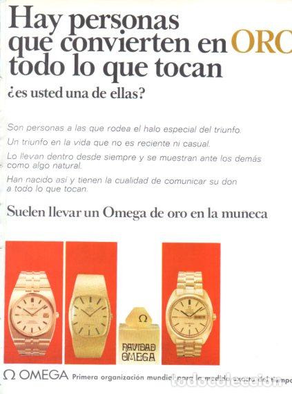 Sammelleidenschaft Andere Papierartikel: LAMINA V55761: Publicidad Navidad Omega oro