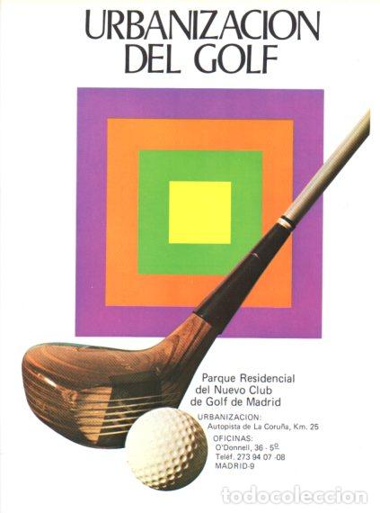 Sammelleidenschaft Andere Papierartikel: LAMINA V55792: Publicidad Nuevo Club de Golf de Madrid