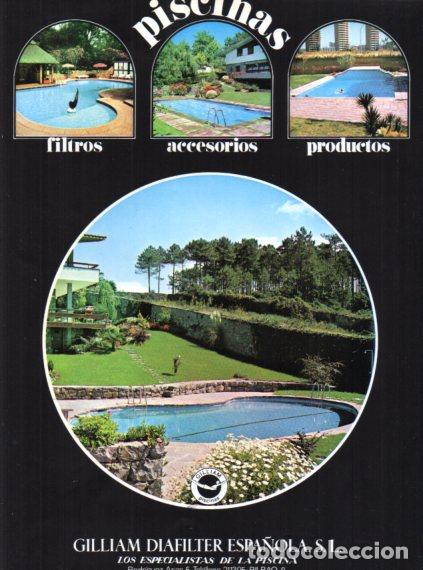 Sammelleidenschaft Andere Papierartikel: LAMINA V55802: Publicidad Gilliam Diafilter Espa&ntilde;ola especialistas en piscinas