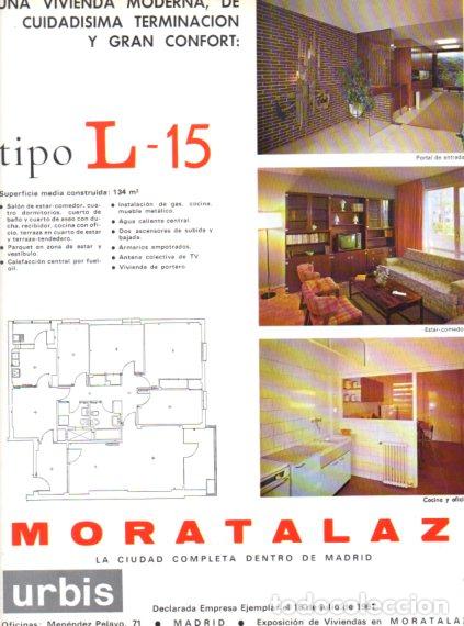 Paper Collecting Others: LAMINA V55798: Publicidad vivienda tipo L 15 en Moratalaz
