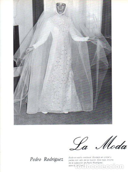 Outros artigos de papel: LAMINA V55823: Pedro Rodriguez traje de novia medieval