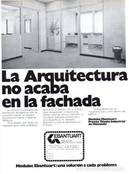 Outros artigos de papel: LAMINA V55843: Publicidad Modulos Ebantuart