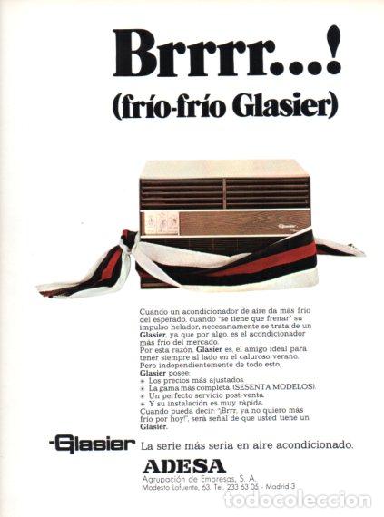 Outros artigos de papel: LAMINA V55848: Publicidad Glasier acondicionador de aire