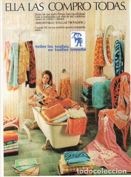 Outros artigos de papel: LAMINA V55853: Publicidad toallas Trovador