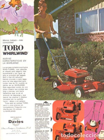 Outros artigos de papel: LAMINA V55858: Publicidad Toro Whirlwind