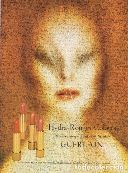 Outros artigos de papel: LAMINA V55841: Publicidad Guerlain hydra rouges colores