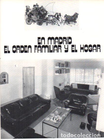 Collectionnisme Papier divers: LAMINA V55873: Salon en un hogar madrile&ntilde;o a&ntilde;os 70