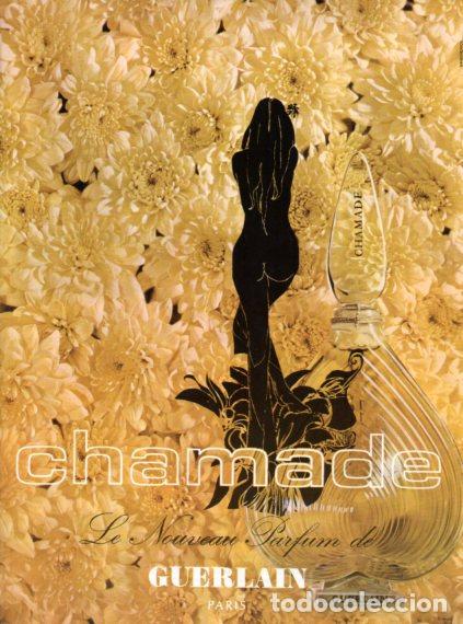 Collectionnisme Papier divers: LAMINA V55892: Publicidad Chamade de Guerlain