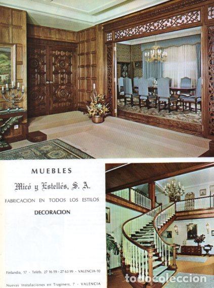 Collectionnisme Papier divers: LAMINA V55893: Publicidad Muebles Mico y Estelles