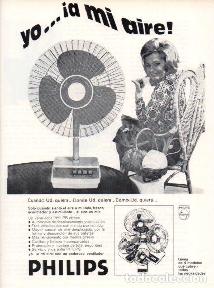 Collectionnisme Papier divers: LAMINA V55898: Publicidad ventilador Philips