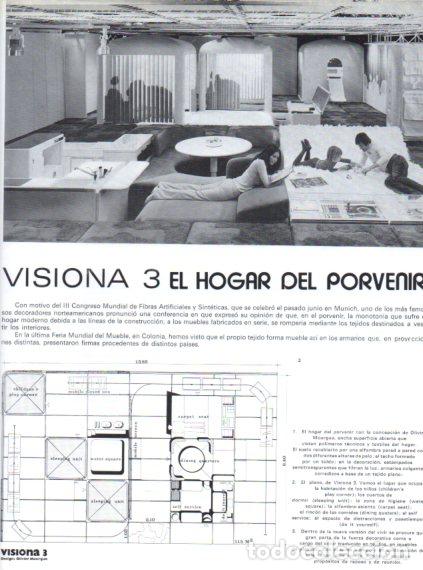 Collectionnisme Papier divers: LAMINA V55881: Publicidad Visiona 3 en Feria del Mueble de Colonia 1971