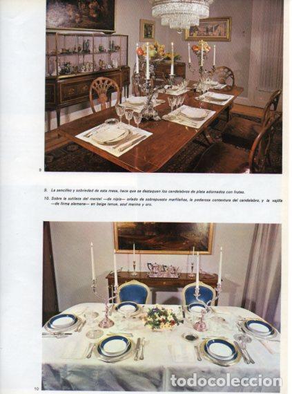 Collectionnisme Papier divers: LAMINA V55886: Presentacion de mesas con candelabros