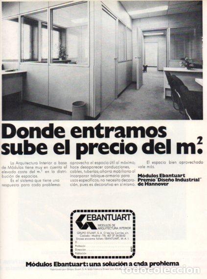 Paper Collecting Others: LAMINA V55901: Publicidad modulos Ebantuart