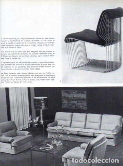 Outros artigos de papel: LAMINA V55911: Tresillo de Profilia y silla dise&ntilde;ada por Verner Panton