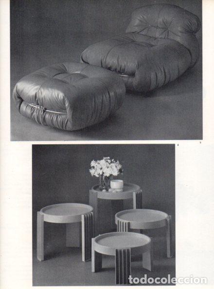 Outros artigos de papel: LAMINA V55948: Poltrona modelo Soriana premio Compasso D'Oro por Cassina